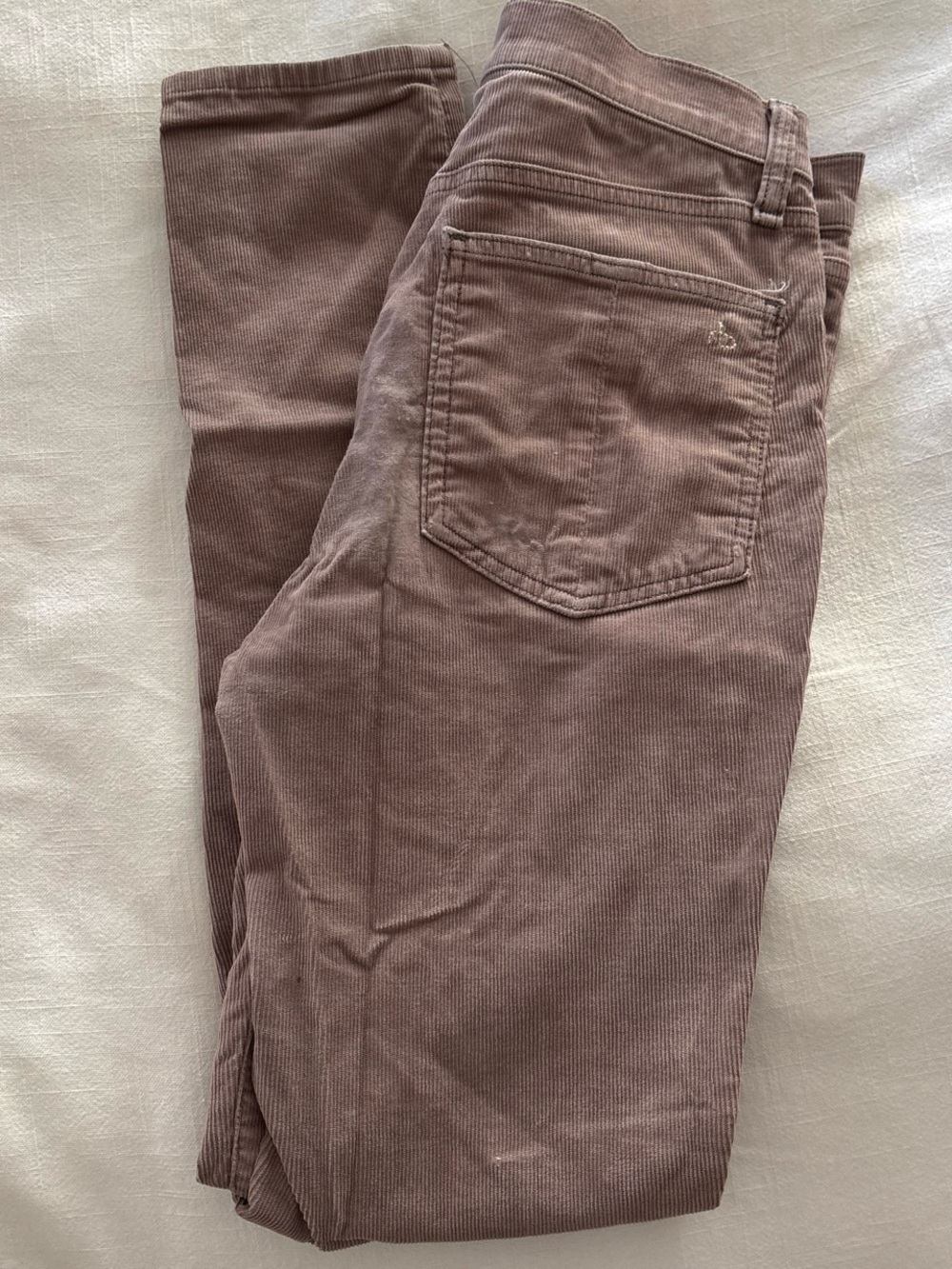 rag & bone Women’s Skinny Corduroy Jeans in Dusty Mauve
